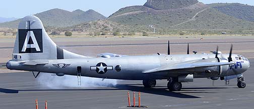 Boeing B-29 Superfortress N529B Fifi, Deer Valley, March 7, 2013
